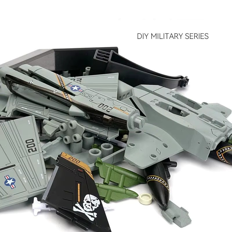 ZOCO US F18 F/A-18F Super Hornet Fighter, Flugzeugmodell, Maßstab 1:72, Kunststoff, ab 3 Jahren - Bild 3