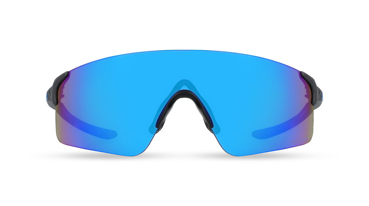 Oakley OO9454 EVZERO BLADES Sonnenbrille, randlos, Unisex, schwarz, blau, Kunststoff - Bild 1