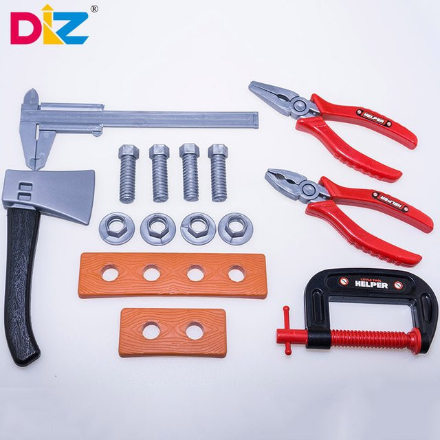 DIZ TOYS Werkzeugset aus Plastik 15-teiliges Set - Bild 1