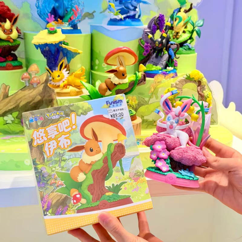 Funism Pokémon Relaxing Eevee Series, Blindbox-Ornamentfiguren - Bild 2