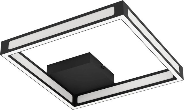 Eglo LED-Deckenleuchte Altaflor modern quadratisch Schwarz-Weiß B/T: 31,5 x 31,5 cm - Bild 1