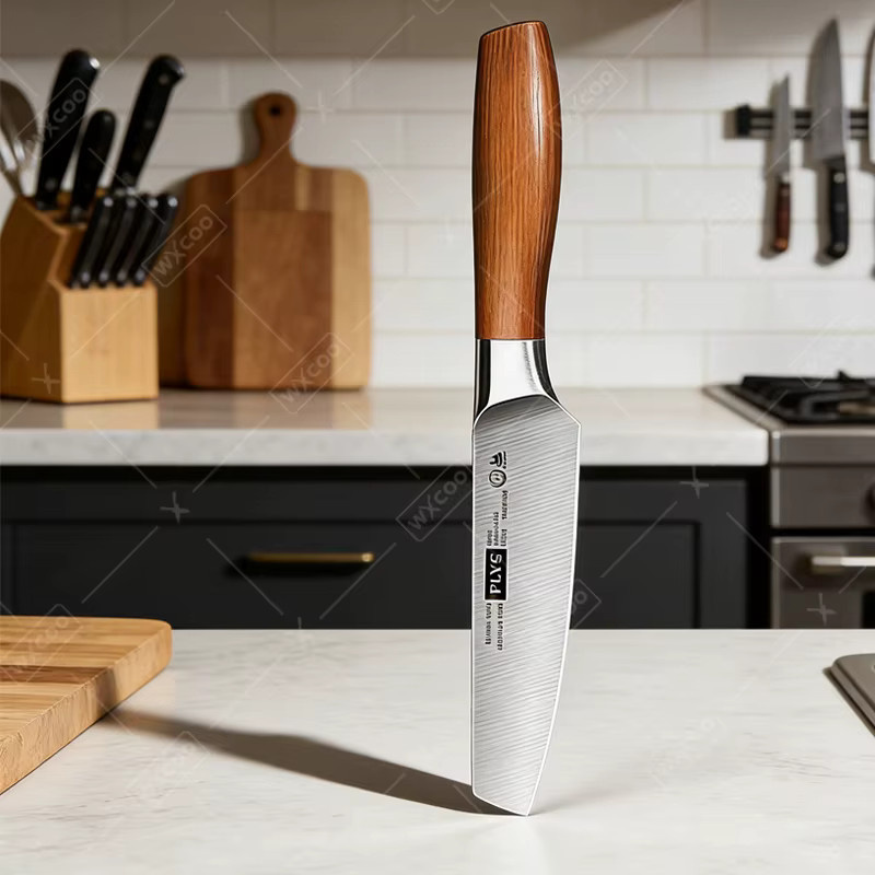 WXCOO Obstschneidemesser aus Edelstahl mit Holzgriff, ultrascharfes Paring Knife für den Haushalt, 12 cm - Bild 4