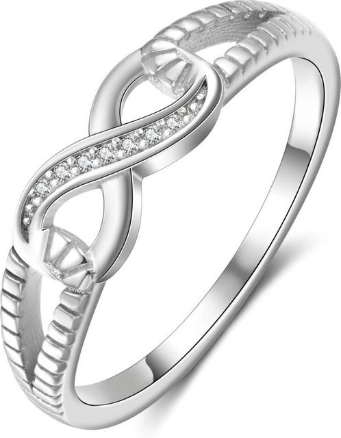 YIRAN Jewelry Eternity Ring, 925 Silber, Zirkonia, Damen - Bild 1