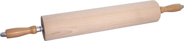 Schneider Teigrolle aus Buchenholz in Beige, Durchmesser: 9 cm, Länge: 45 cm, Breite: 45 cm - Bild 1