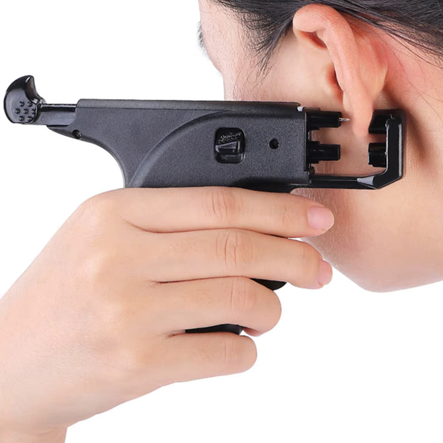 HONGTU BOBY JEWELRY Ohr Piercing Gun Kit, Edelstahl, Unisex - Bild 2