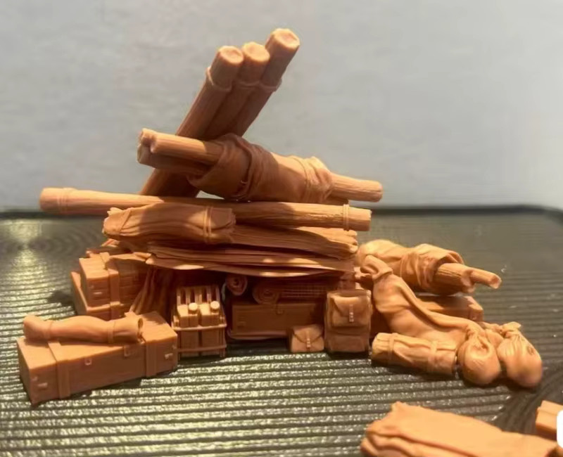 JIJIE WWII Stowage Prop Pack Set, Modellbausatz, Maßstab 1:35, Zubehör - Bild 2