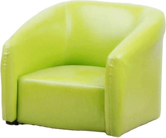 Senmhoo Kinder Einzel-Sofa in Grün mit Kunstlederbezug für das Kinderzimmer oder Schlafzimmer - Bild 1