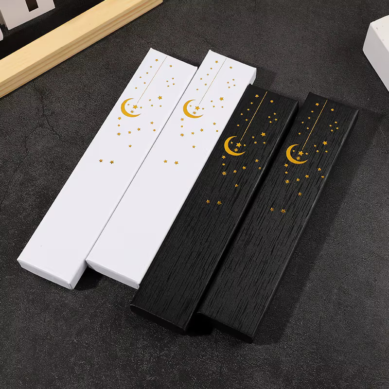 ZQNYCY Ramadan Geschenkboxen mit Mond und Sternen für Eid Mubarak Schmuck und Armband als Islamische Party Dekoration in Weiß - Bild 2