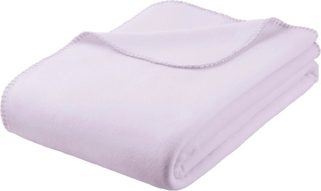 Mömax Fleecedecke Leni in Flieder, weich und flauschig, B/T: 130 x 170 cm - Bild 1