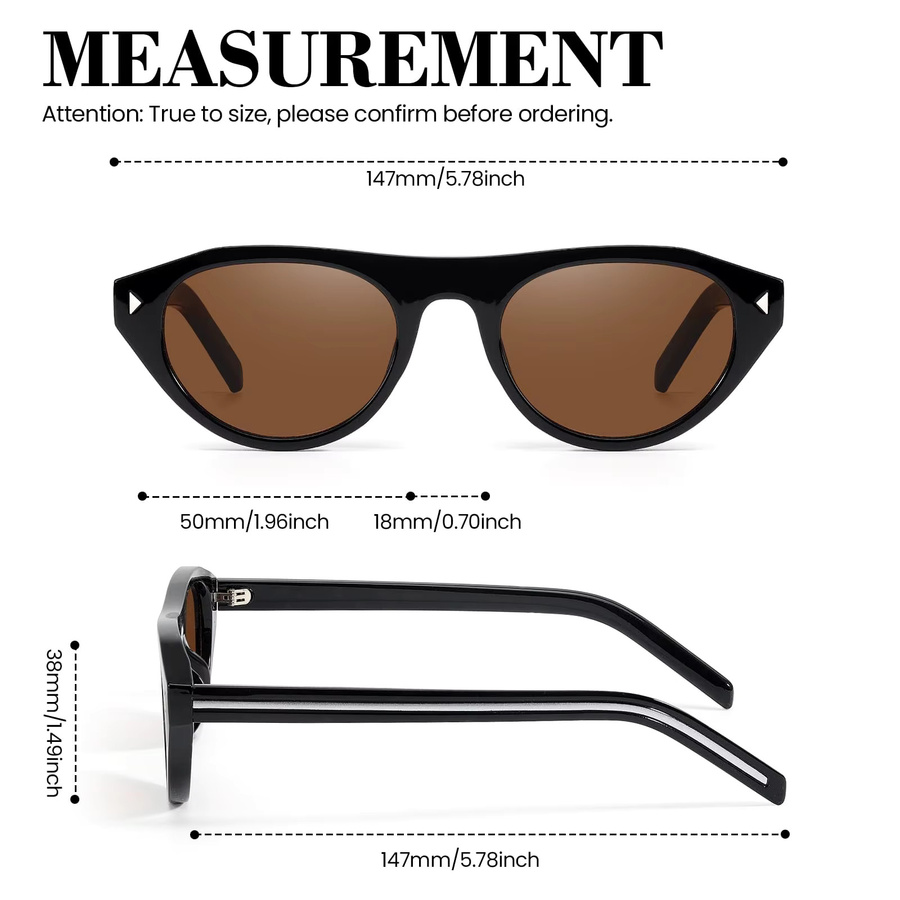 VOPHA Sonnenbrille Cat-Eye, Vollrand, Kunststoff, Damen - Bild 6