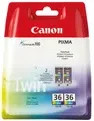 Canon CLI-36 Color Twin Pack Original Tintenpatronen für PIXMA iP100, iP110 und TR150, Cyan, Magenta, Gelb - Bild 2