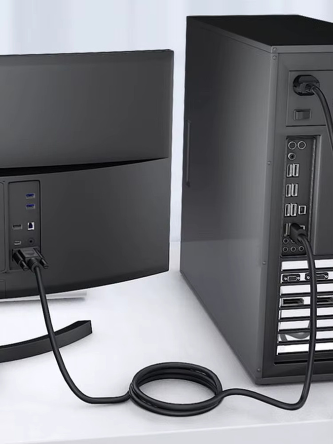 SD&HI HDMI auf VGA Adapter Konverterkabel in Schwarz mit Full HD 1920 x 1080P, Länge: 1,8 m - Bild 6