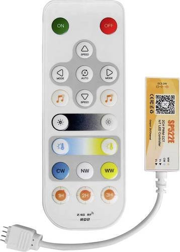 V-TAC 24173 LED-WLAN-Controller in Weiß, kompatibel mit Google Home und Amazon Alexa, L x B x H: 56 x 21 x 12 mm - Bild 1