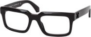 Off-White OPTICAL OERJ073 Korrektionsbrille, Vollrand, Rechteckig, Schwarz, Unisex, Kunststoff - Bild 1