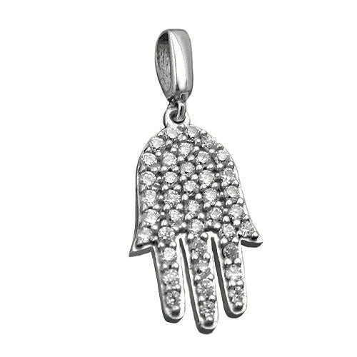 SIGO Anhänger Hand, 925 Silber, Zirkonia, Unisex - Bild 1