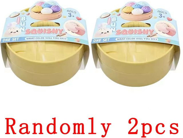 BC Pet Supplies Regenbogen-Knödel-Squishies, Sensorisches Quetschspielzeug - Bild 1
