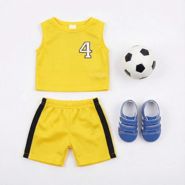 Our Generation Puppenkleidung, Fußball-Soccer-Uniform, Turnschuhe, Socken, Zubehör - Bild 1