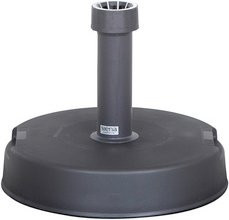 SIENA GARDEN Schirmständer aus Kunststoff in Grau für Schirmstöcke mit Durchmesser 19 - 54 mm - Bild 1