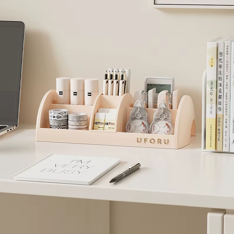 UFORU Kosmetik-Aufbewahrungsbox in Weiß für Schminktisch und Desktop mit großem Fassungsvermögen - Bild 1