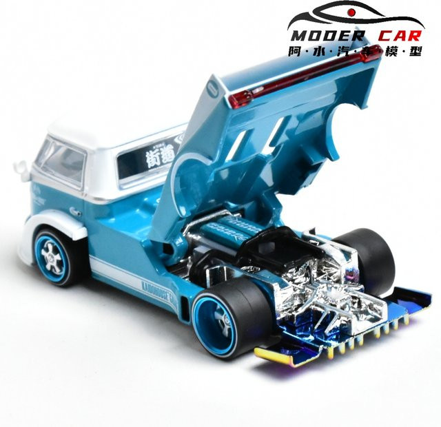 MINIGT Kaido House+MINIGT 220 T1 Pickup-Truck, Druckguss-Modellauto, 1:64, ab 14 Jahren - Bild 1