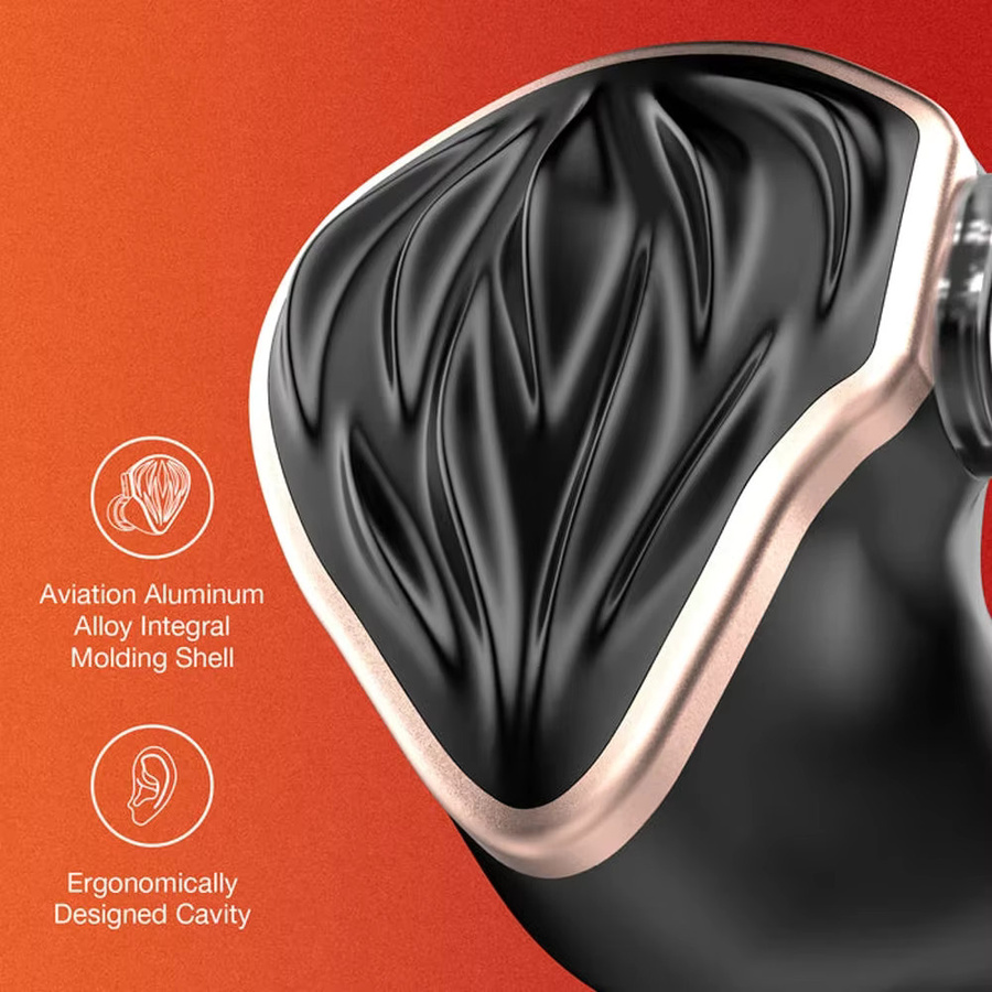 Hidizs MS3 HiFi In-Ear Monitor Kopfhörer mit Hybrid-Treiber-System in Schwarz - Bild 2