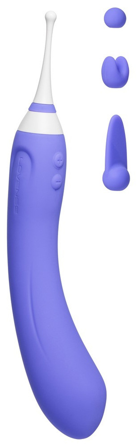 Lovense Vibrator Hyphy in Blau und Lila inklusive 3 Aufsätzen - Bild 2
