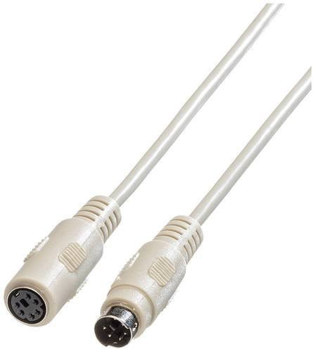 Roline PS/2 Tastatur-Maus-Kabel in Grau, Länge: 3,00 m - Bild 1
