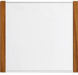 moedel Türschild LMH mit Aluminium- und Holzrahmen in Silber/Eiche, B: 15,95 cm, H: 15,05 cm - Bild 1