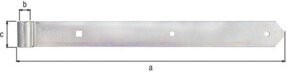 GAH Alberts Ladenband aus verzinktem Stahl, B/H/T: 400 x 13 x 40 mm - Bild 1