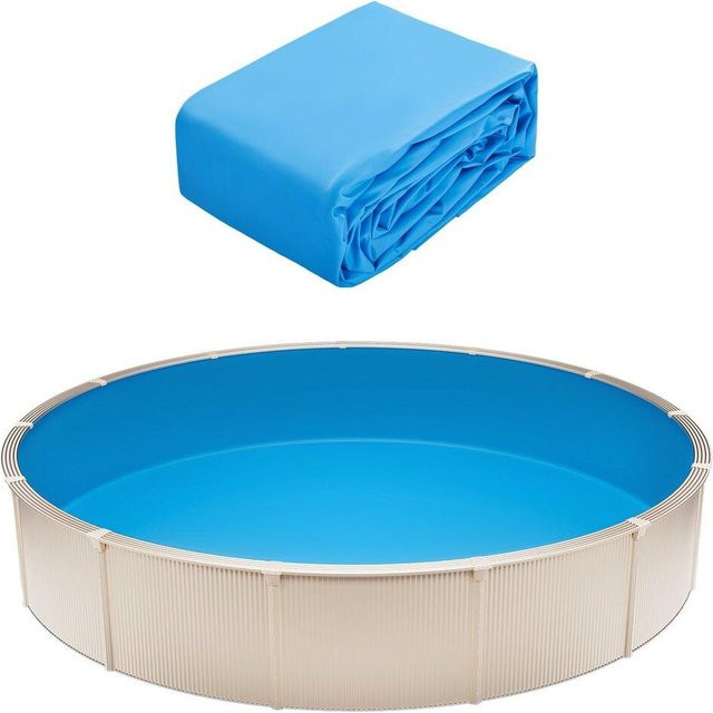 Runder Unibead Poolliner von Buying Solutions, MB in Blau, Durchmesser: 457 cm, Wandhöhe: 120 cm - Bild 1