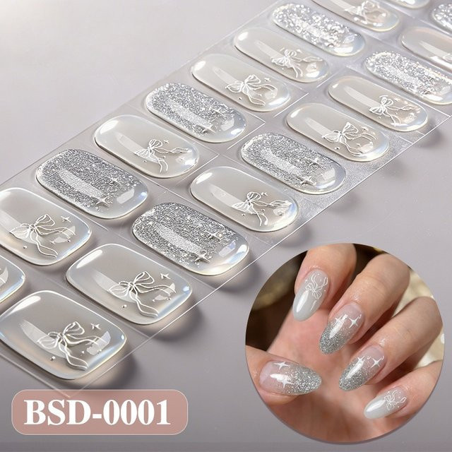 22Tips 5D Relief-Skulptur Gel-Nagelfolien, Glänzend, Unisex - Bild 1