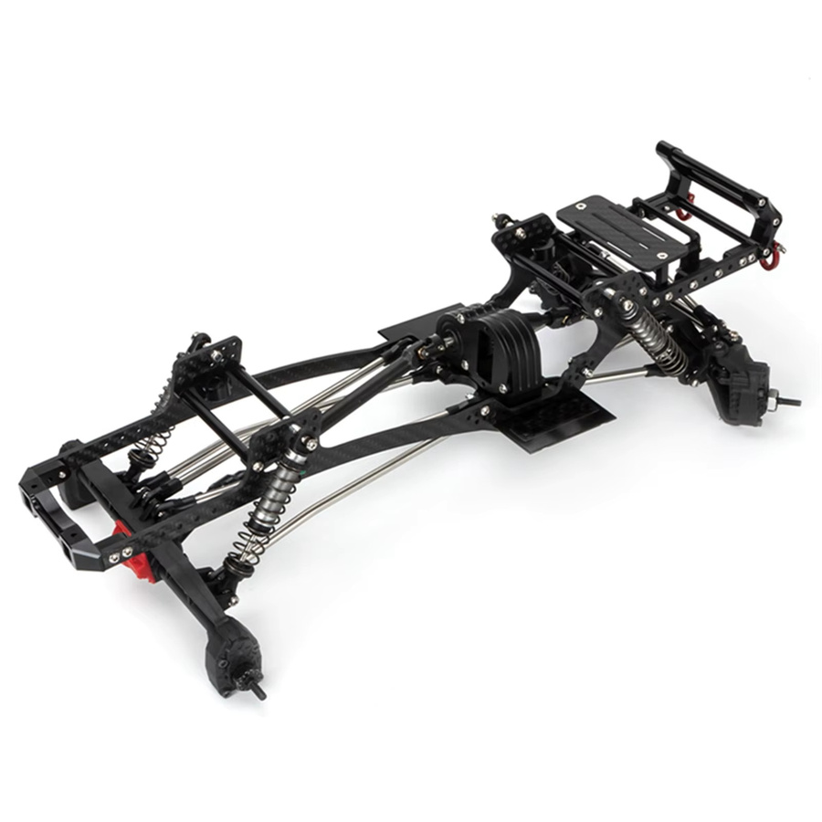 RS RC LCG Trägerrahmen Edelstahlgestänge Verbindungsstange Zugstange, Chassis Kit, Metall - Bild 2