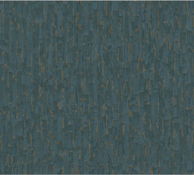 A.S. Creation Vliestapete Modern Blau-Gold - Bild 1