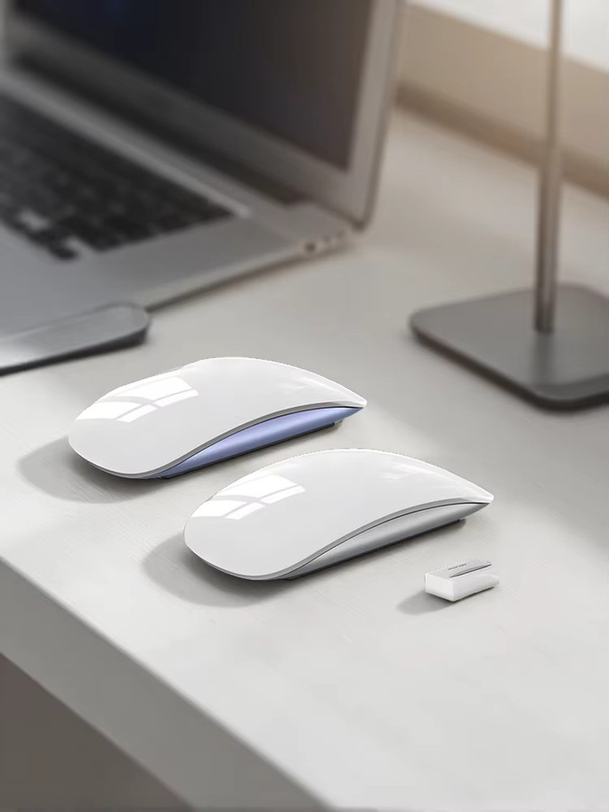 Apple Magie Drahtlose Bluetooth 5.0 Maus für Macbook, iPad und Tablet in Schwarz oder Weiß - Bild 1