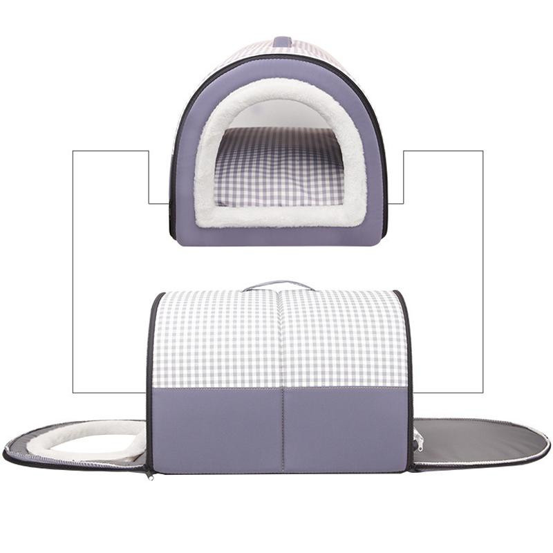 Gemütliche Hundehütte von Household supplies MH als faltbares Schlafbett für kleine und mittelgroße Hunde und Katzen, B/T/H: 35 x 27 x 25 cm - Bild 2