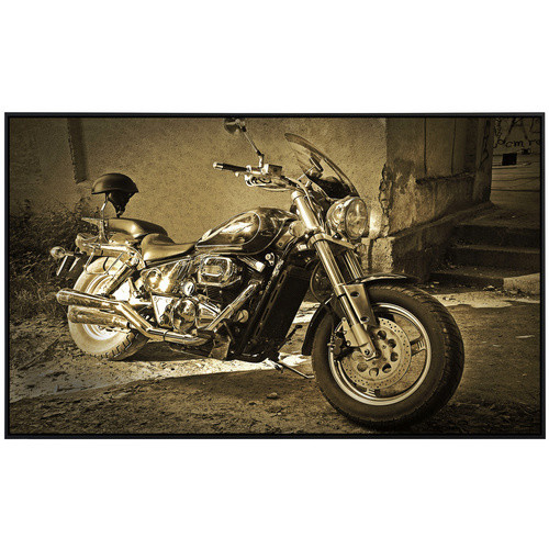 papermoon EcoHeat Infrarotheizung Vintage Motorrad in Bunt mit Matt-Effekt, App-Steuerung und Überhitzungsschutz - Bild 2