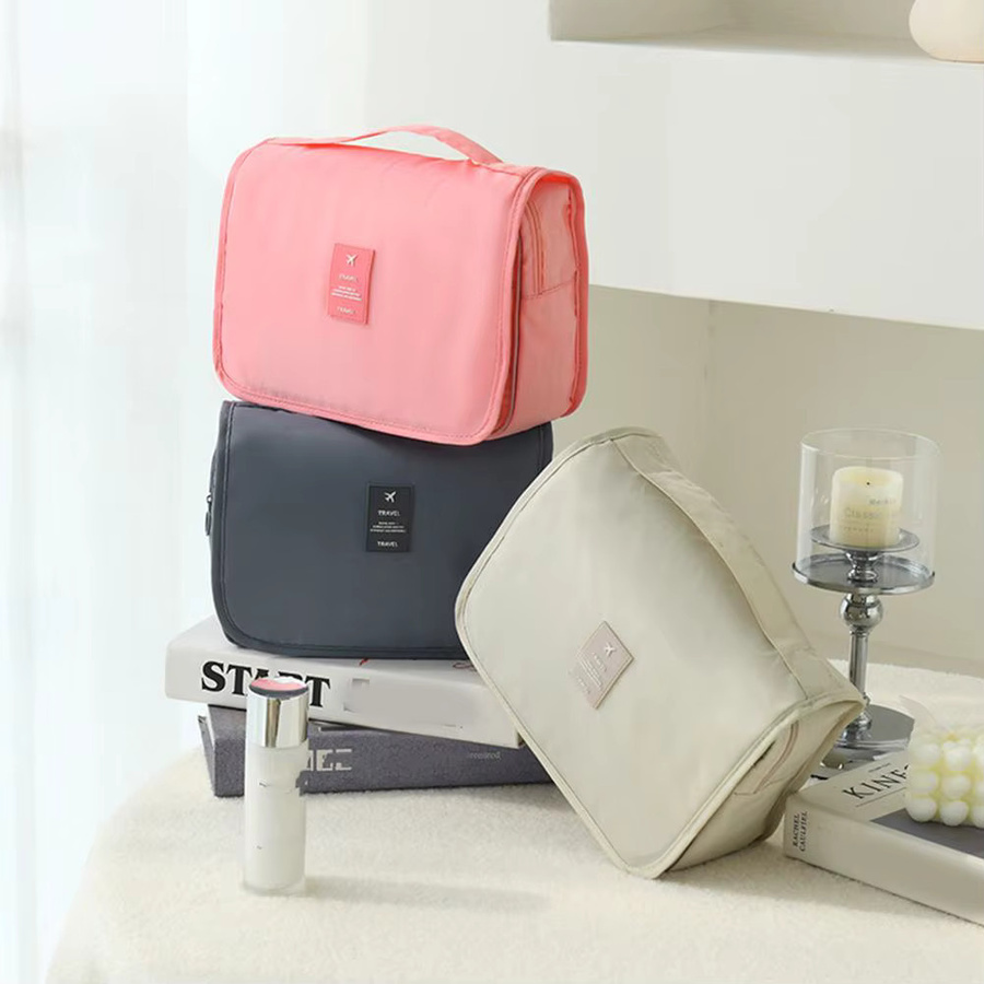 KITPIPI Reise-Kosmetiktasche Wasserdichter Toilettenartikel-Organizer mit Haken für Frauen - Bild 3