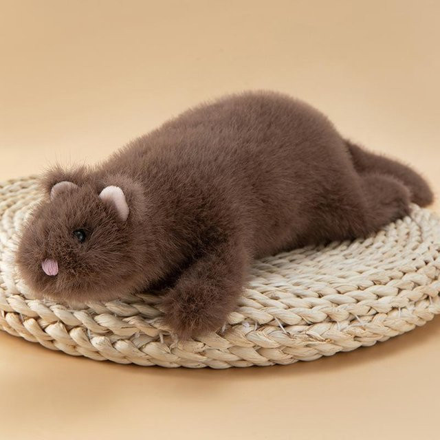 Binchi Fitness Frettchen, Plüschtierpuppe, braun, 50cm, ab 14 Jahre - Bild 1