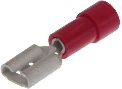 Molex Flachsteckhülse 190170009 in Rot mit Steckbreite 4,75 mm und Steckdicke 0,81 mm - Bild 1