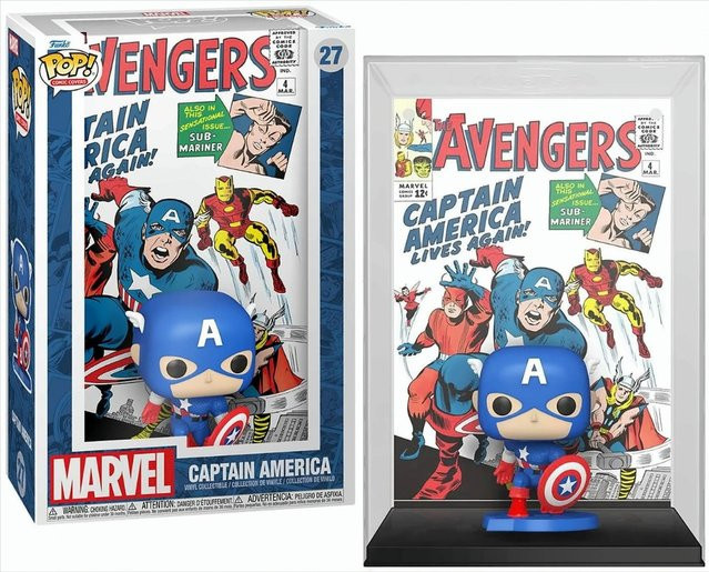 Funko The Avengers Comic Cover Captain America Pop Figure - Bild 1