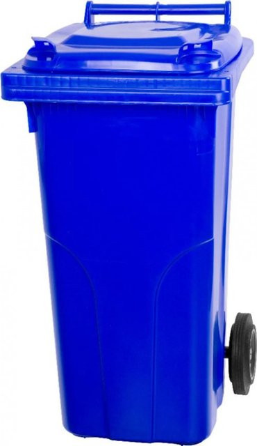 PROREGAL Mülltonne Mgb aus blauem HDPE-Kunststoff mit 120 Litern Fassungsvermögen - Bild 1