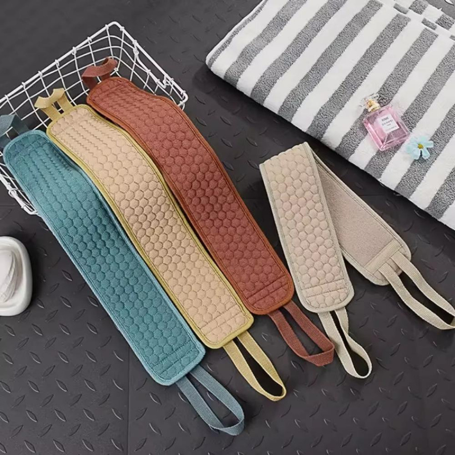 Koreanischer Körper-Peeling-Gürtel zur Rückenreinigung in Beige - Bild 2