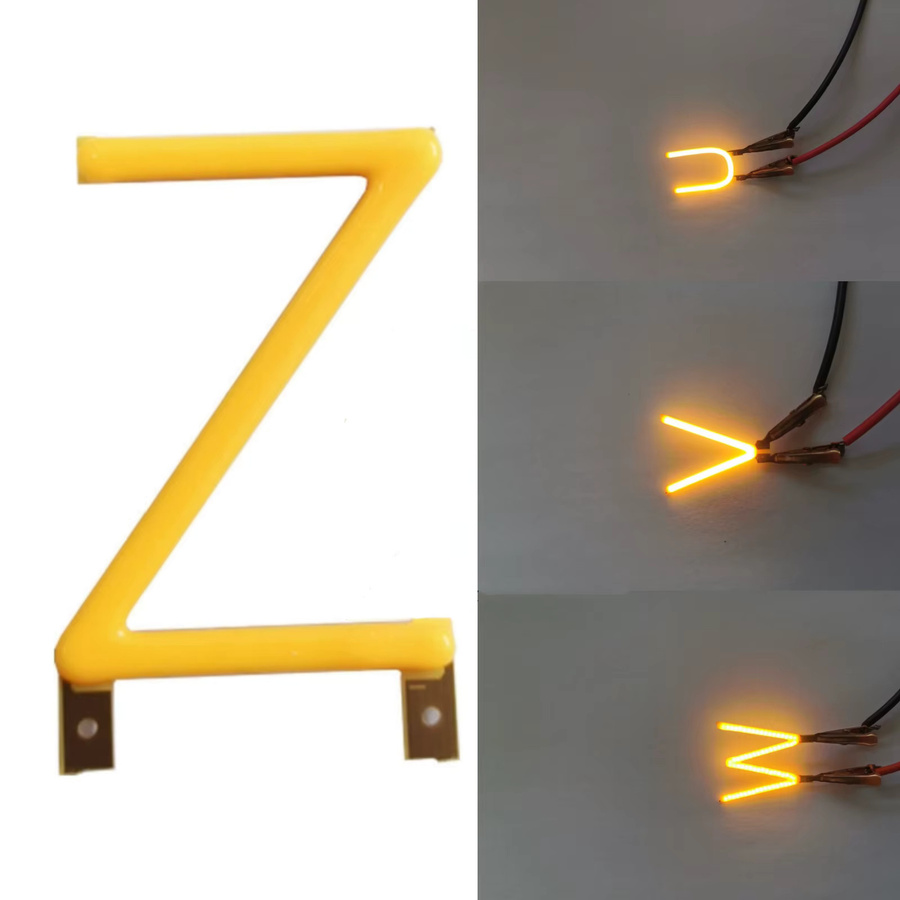 HEGEHE LED COB Filament Kerzen Glühbirnen in Warmweiß mit gelbem Ring für DIY Weihnachts- und Partydekoration - Bild 2
