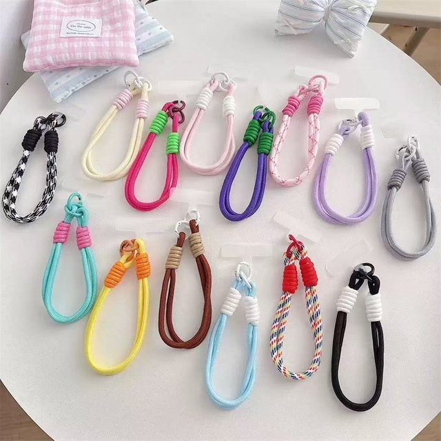 Candy Handgelenk Strap Lanyard in Weiß für iPhone, Samsung, GoPro und USB-Sticks - Bild 1