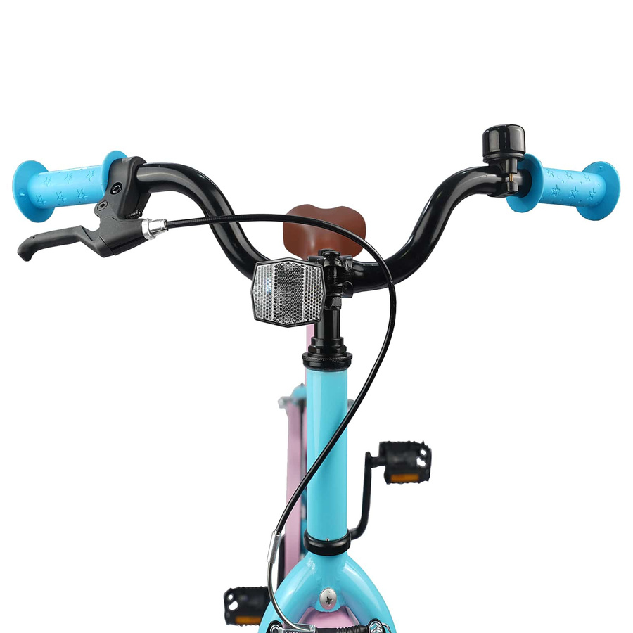 vidaXL Kinderfahrrad 18 Zoll Himmelblau für 5-7 Jahre Alt - Bild 2