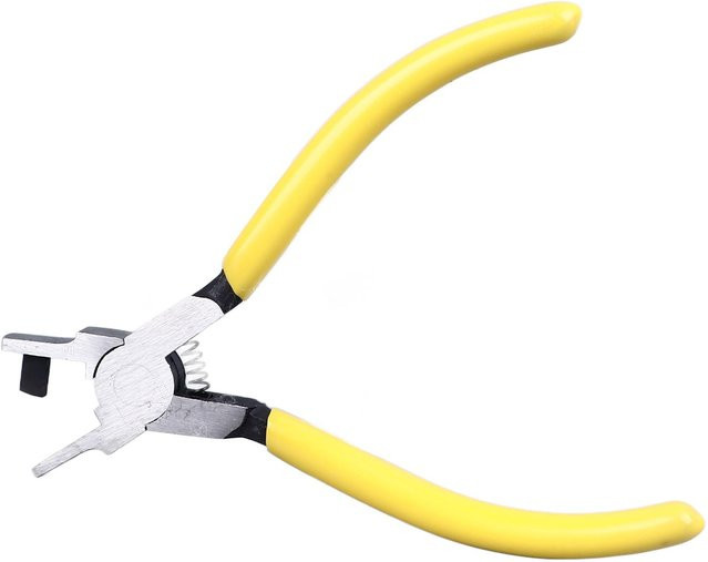 Uhrenarmbandlocher aus Kohlenstoffstahl für Leder- und Gummibänder, Vierkantloch 4x2mm, Farbe: Gelb - Bild 1