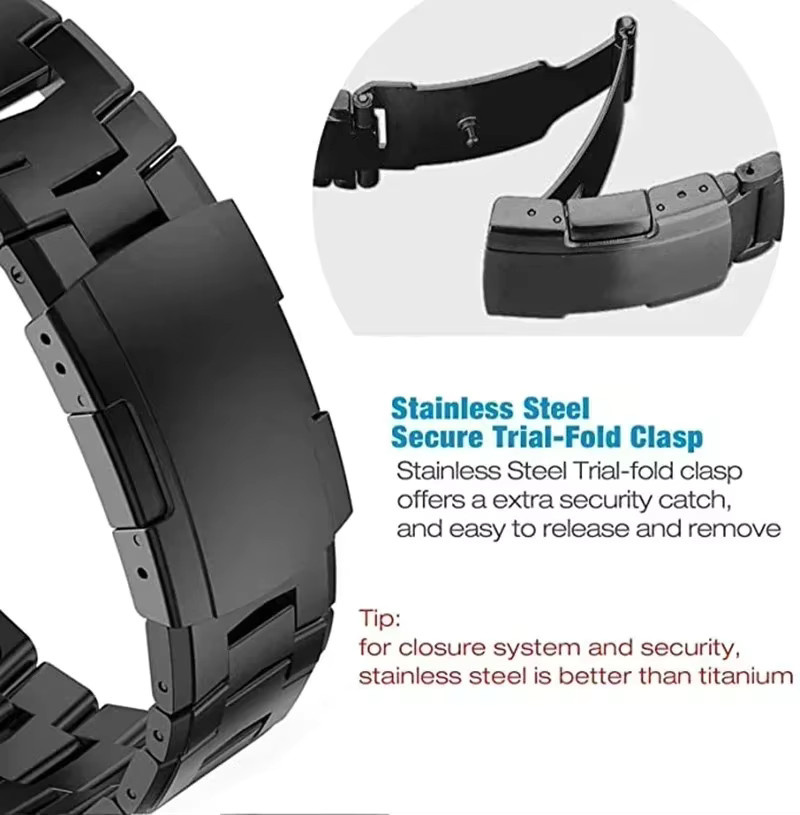 Geekthink Uhrenarmband Titan, 22 26mm, Unisex - Bild 3