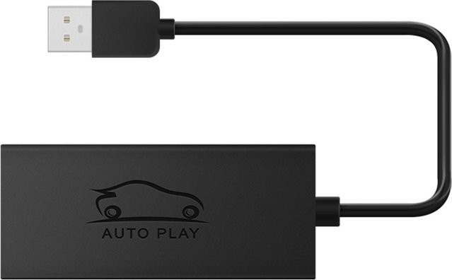 VehicleKit CP001 Wired USB CarPlay Dongle mit Android Auto und Mirrorlink für Android und iOS, schwarz - Bild 1