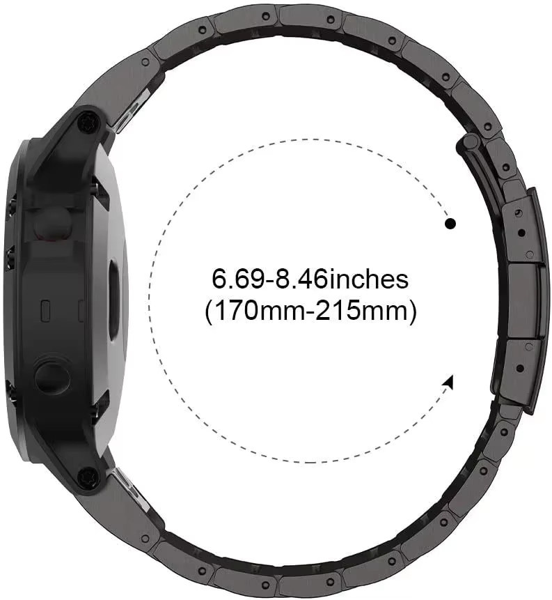 CAOWTAN Uhrenarmband Titan, Silber, Unisex - Bild 2