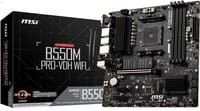 MSI B550M PRO-VDH WIFI Mainboard in Schwarz mit Wi-Fi und Ethernet/LAN - Bild 1